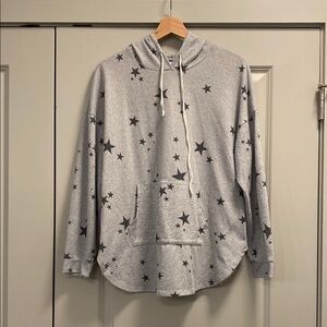 No Boundaries Gray Star Hoodie